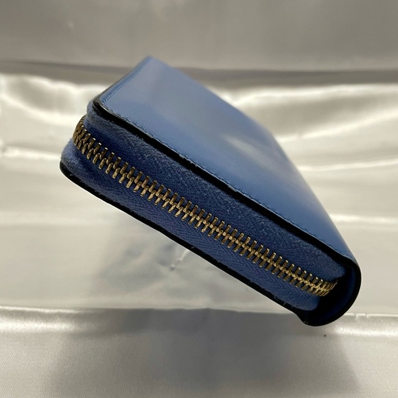 Gucci GG Blue Marmont Leather Wallet Japan Exclusive - Picture 11 of 13